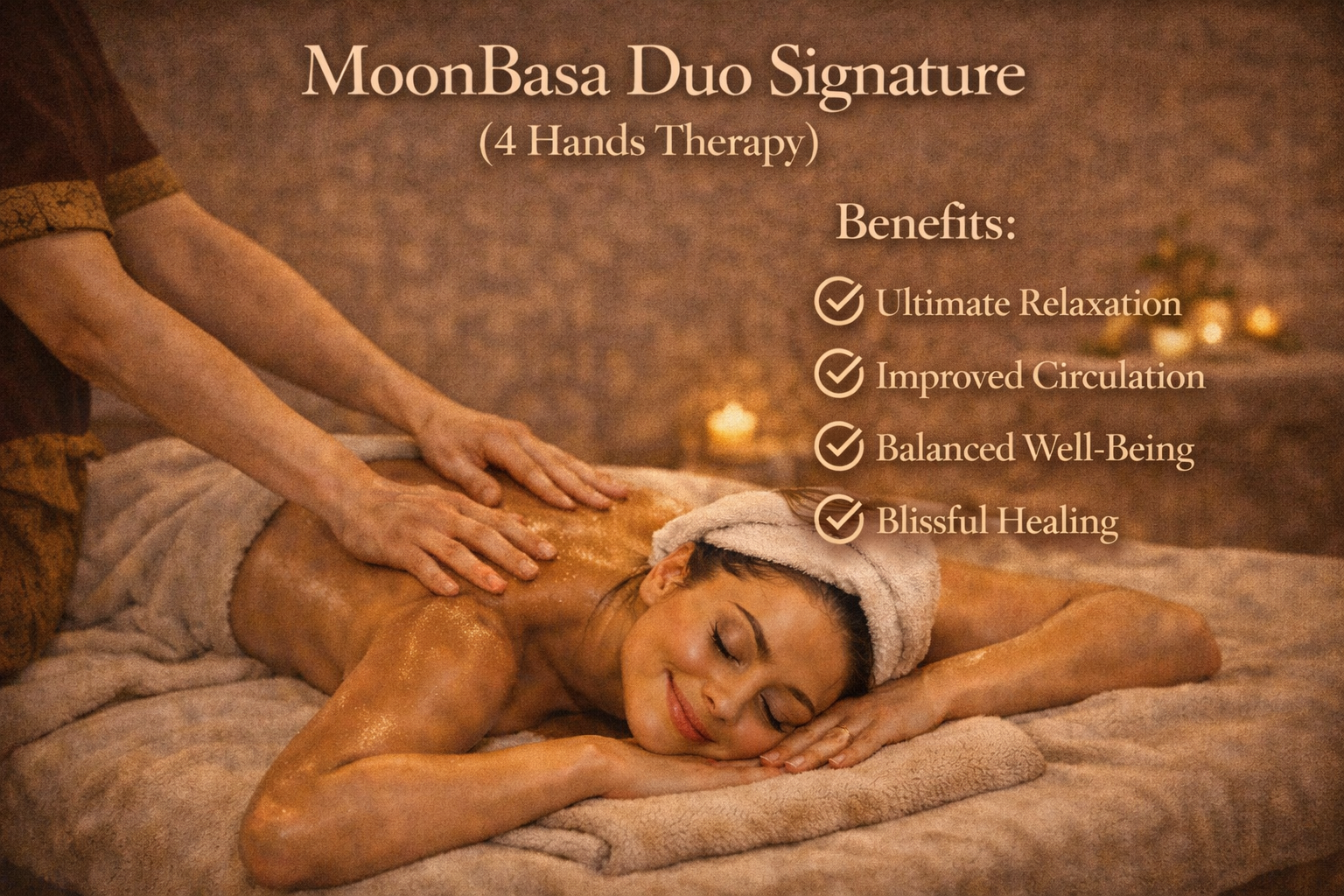 MoonBasa Duo Signature (4 Hands Therapy)
